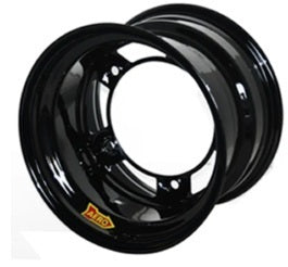 Aero Race Wheels Wheel - 58-Series - 15 x 10 in - 4.000 in Backspace - Wide 5 Bolt Pattern - Steel - Black Powder Coat