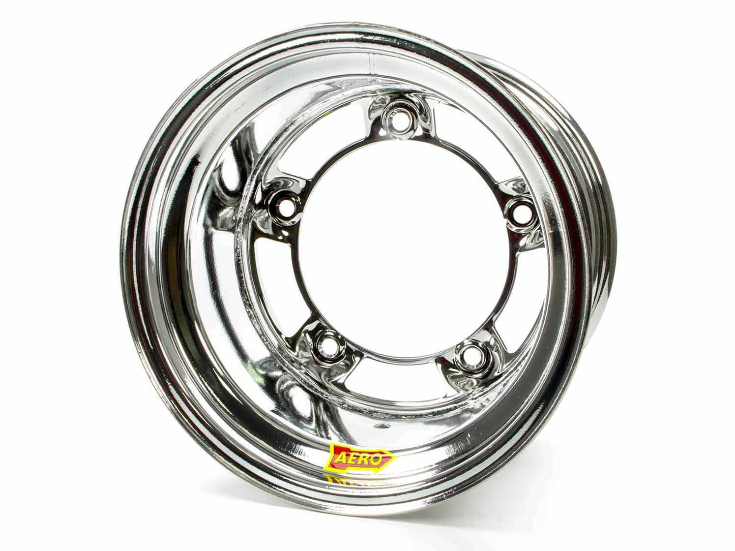 Aero Race Wheels Wheel - 58-Series - 15 x 10 in - 5.000 in Backspace - Wide 5 Bolt Pattern - Steel - Chrome - Each