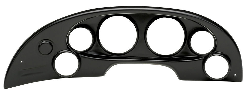 Autometer Dash Panel - Direct Fit - Four 2-1/16 in Holes - Two 3-3/8 in Holes - Plastic - Black - Ford Mustang