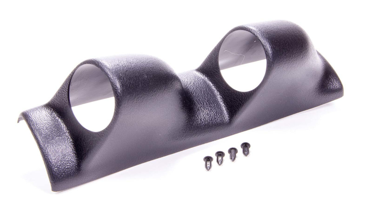 Autometer Gauge Pod - Two 2-1/16 in Diameter Gauges - Pillar - Plastic - Black - GM G-Body 1978-87 - Each