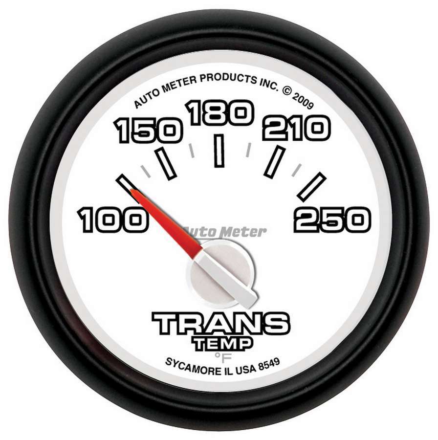 Autometer Transmission Temperature Gauge - GEN 3 Dodge Factory Match - 100-250 Degree F - Electric - Analog - Short