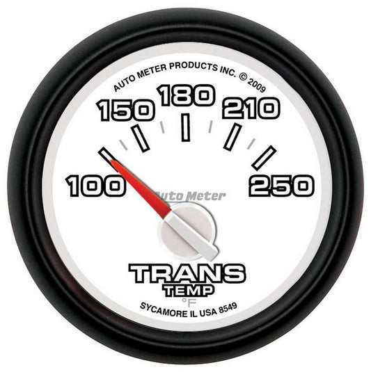 Autometer Transmission Temperature Gauge - GEN 3 Dodge Factory Match - 100-250 Degree F - Electric - Analog - Short