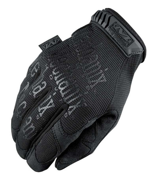 Mechanix Wear Shop Gloves - The Original - Hook and Loop Closure - Spandex / Synthetic Leather - Covert Black -
