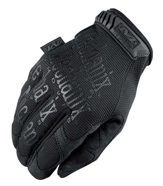 Mechanix Wear Shop Gloves - The Original - Hook and Loop Closure - Spandex / Synthetic Leather - Covert Black -