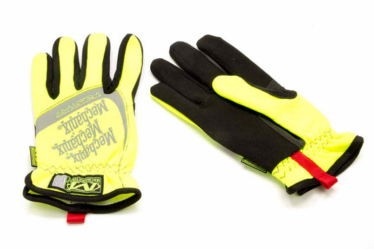 Mechanix Wear Shop Gloves - FastFit - Elastic Cuff - Synthetic Leather - Yellow / Black - X-Large - Pair