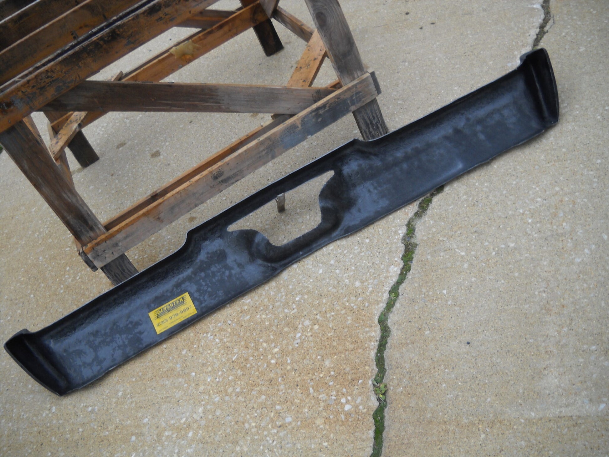 1967 Impala Rear Fiberglass Bumper - Glasstek B1049 - view 3