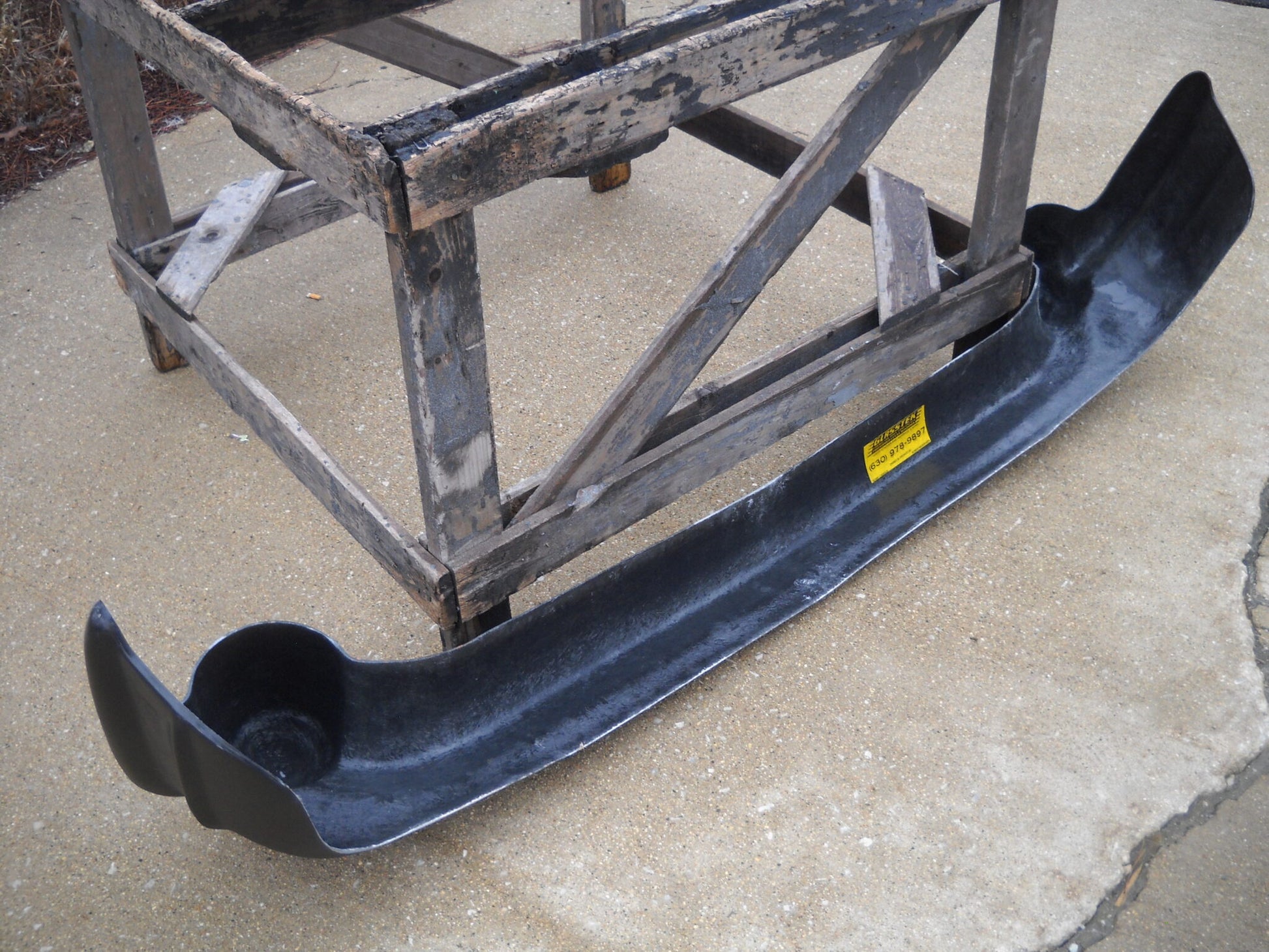 1957 Chevy Front Fiberglass Bumper - Glasstek B1077 - view 3