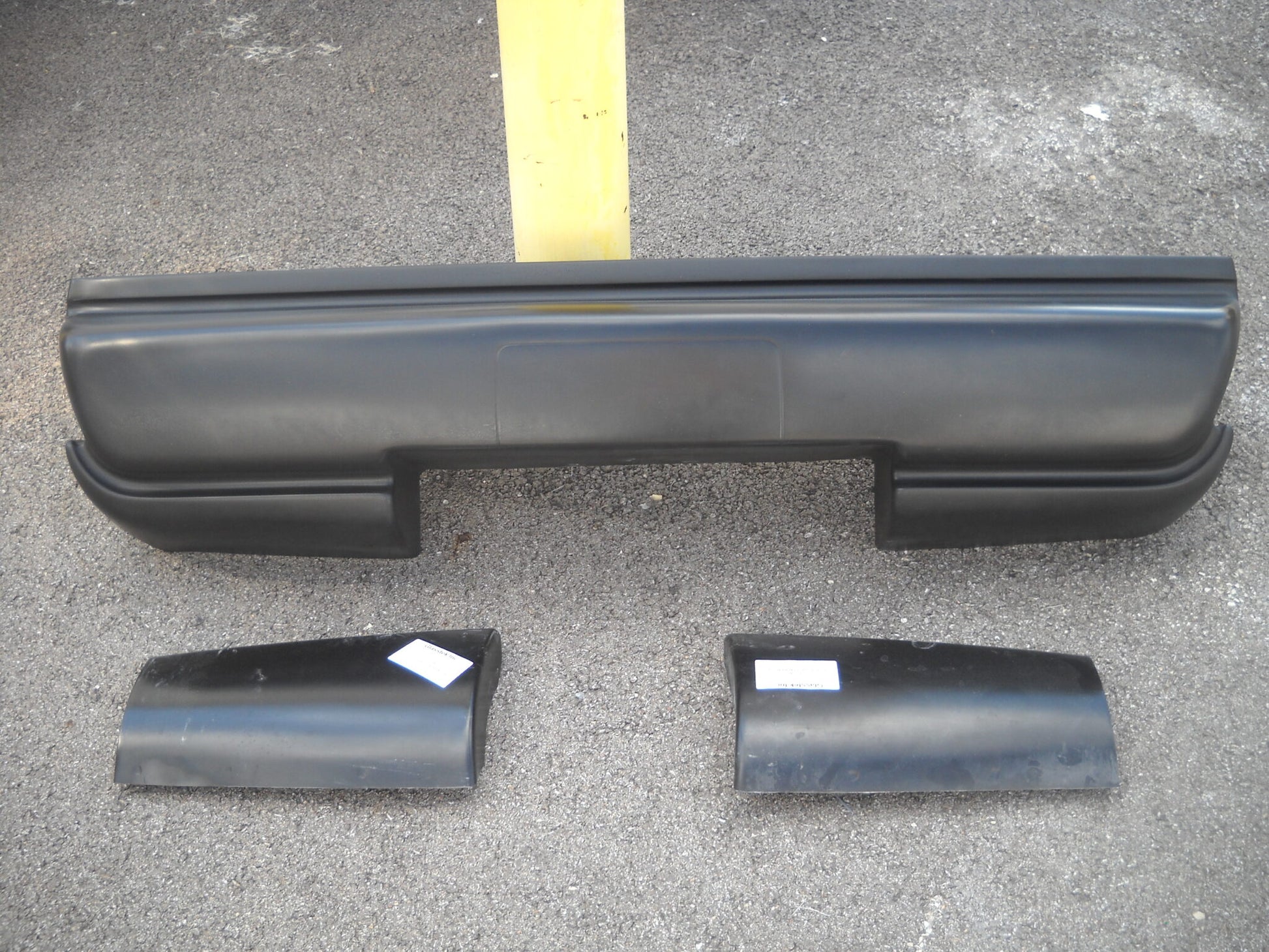 1991-1992 Firebird T/A Rear Fiberglass Bumper Clip With Wheelie Bar Cut Out (3 Pices) - Glasstek B3029 product image