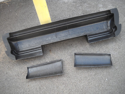 1991-1992 Firebird T/A Rear Fiberglass Bumper Clip With Wheelie Bar Cut Out (3 Pices) - Glasstek B3029 - view 4