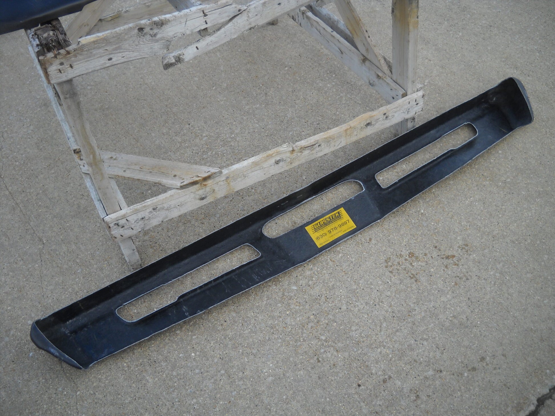 1968-1969 Roadrunner Front Fiberglass Bumper - Glasstek B7006 - view 2