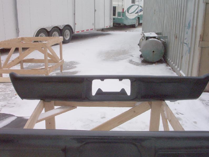 1968-1969 Torino / Fairlane Rear Fiberglass Bumper - Glasstek B9020 product image