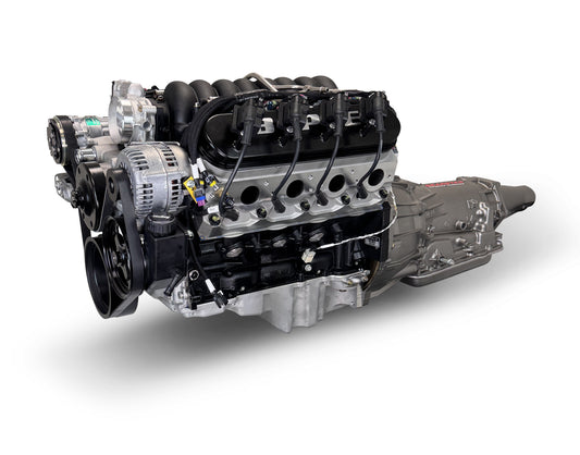 Blueprint Engines Crate Engine - Base Dressed Engine - 376 Cubic Inch - 530 HP - Pulleys Included - GM LS-Series - Each