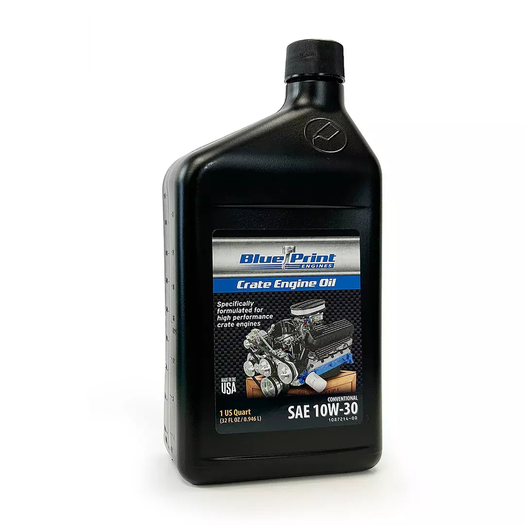 Blueprint Engines Motor Oil - Crate Engine Oil - High Zinc - 10W30 - Conventional - 1 qt - Each