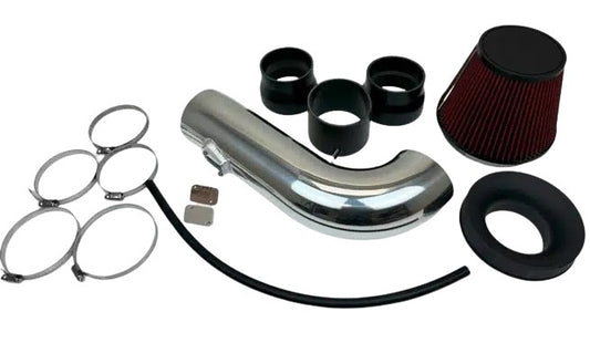 Blueprint Engines Air Induction System - Reusable Dry Filter - Aluminum - Polished - GM LS-Series - Kit