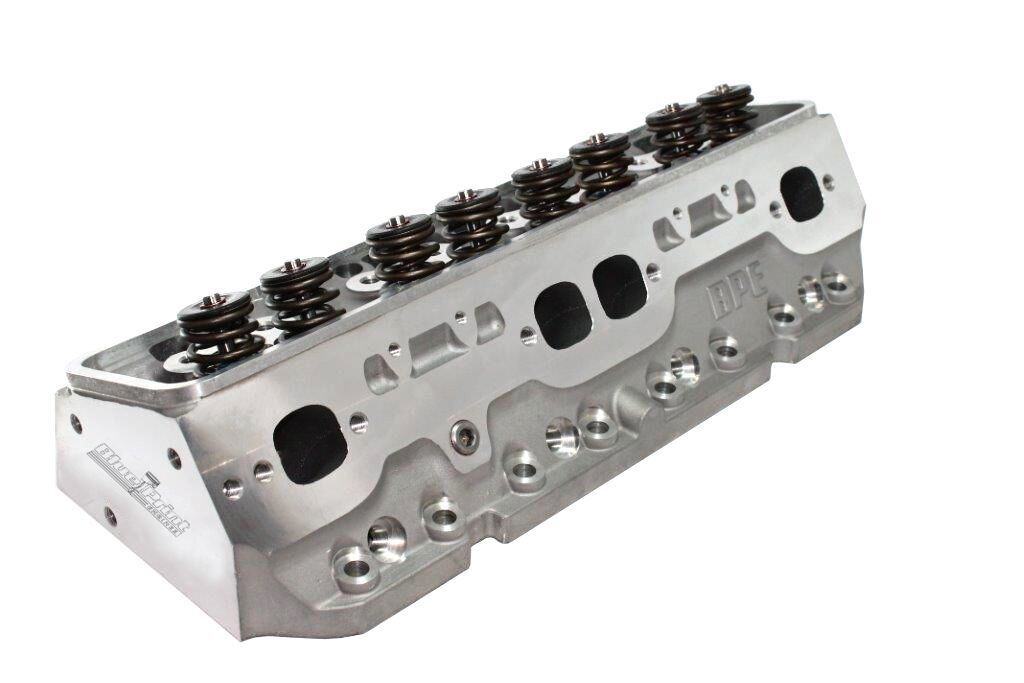 Blueprint Engines Cylinder Head - Muscle Series - Assembled - 2.020 / 1.600 in Valves - 195 cc Intake - 64 cc Chamber