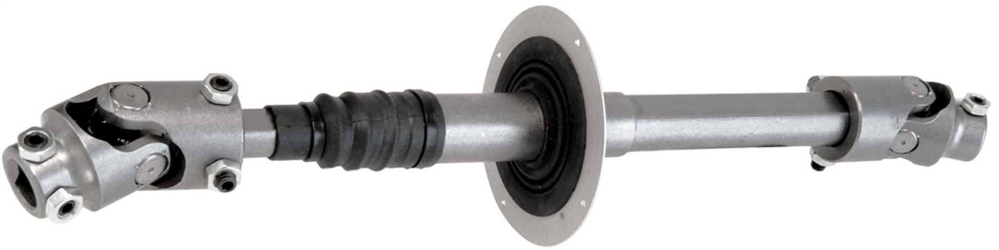 Borgeson Steering Shaft - Upper - Telescoping - Steel - Natural - Jeep TJ 2001-06 - Each