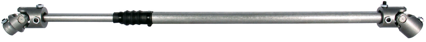 Borgeson Steering Shaft - Telescoping - Steel - Natural - Power Steering - Jeep CJ 1972-75 - Each