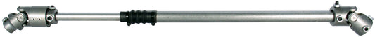 Borgeson Steering Shaft - Vibration Dampener - Telescoping - Manual Steering - Steel - Natural - Jeep Wrangler CJ