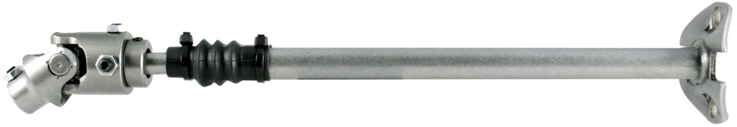 Borgeson Steering Shaft - Rag Joint Flange - Telescoping - Steel - Natural - Dodge Ram Fullsize Truck 1979-93 - Each