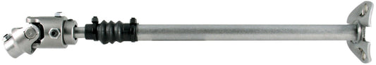 Borgeson Steering Shaft - Rag Joint Flange - Telescoping - Steel - Natural - Dodge Ram Fullsize Truck 1979-93 - Each