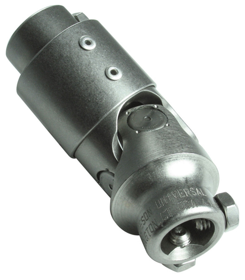 Borgeson Steering Universal Joint - Vibration Damper - 1 in Double D to 3/4 in Double D - Stainless - Universal - Each