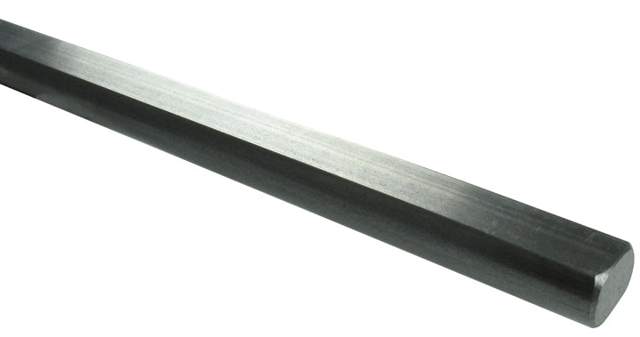 Borgeson Steering Shaft - 18 in Long - 3/4 in Double D - Steel - Natural - Universal - Each