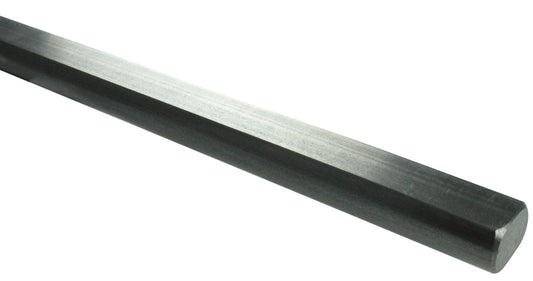 Borgeson Steering Shaft - 18 in Long - 3/4 in Double D - Steel - Natural - Universal - Each