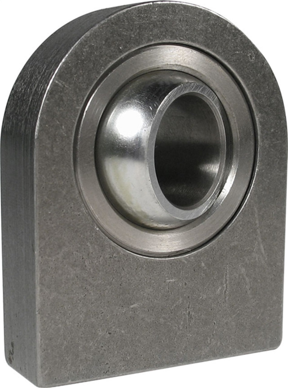 Borgeson Steering Support Bracket - Weld-On - 2-1/2 in Long - 3/4 in Spherical Bearing - Steel - Natural - Universal -