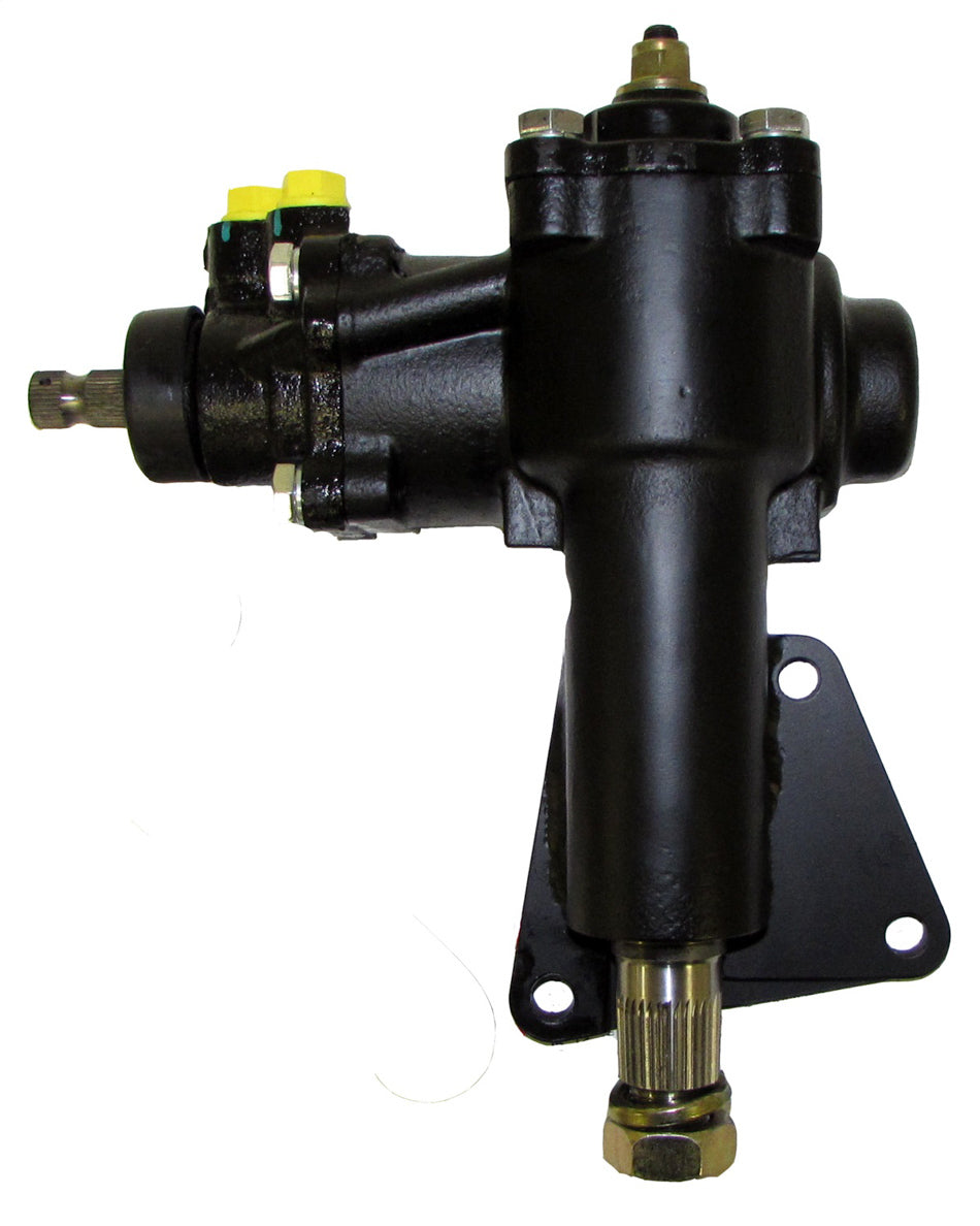 Borgeson Steering Box - Power - Iron - Black Paint - Ford Car 1952-64 - Each