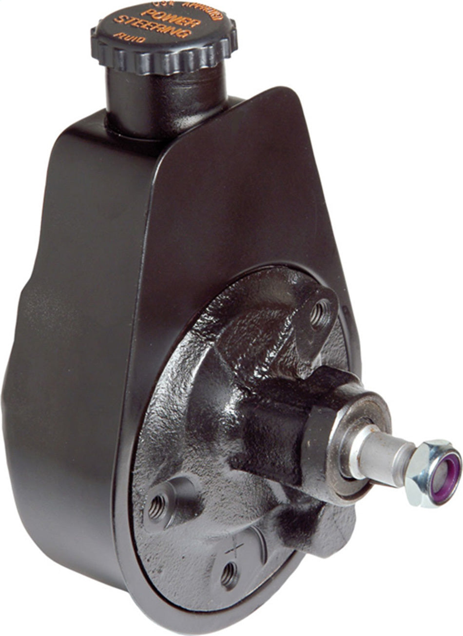 Borgeson Power Steering Pump - Saginaw - Steel - Black Paint - Each
