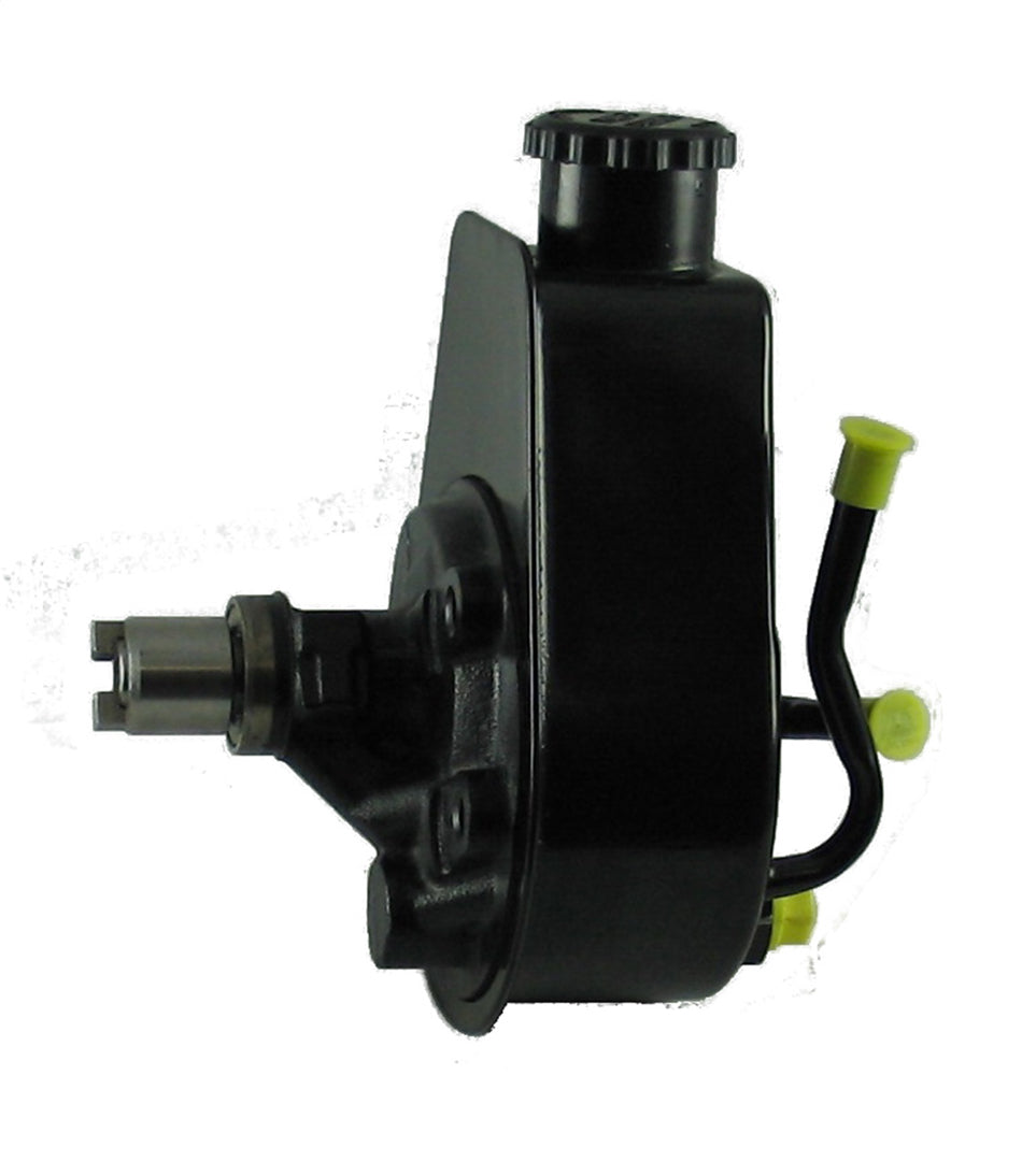 Borgeson Power Steering Pump - Steel - Black Powder Coat - Diesel - Dodge Ram Fullsize Truck 1994-2002 - Kit