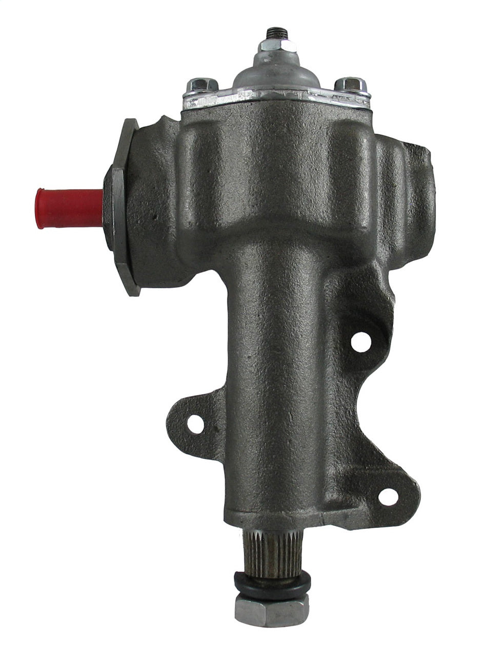 Borgeson Steering Box - Manual - 16 to 1 Ratio - 3/4-30 in Spline - Iron - Natural - Chevy Corvette 1968-82 - Each