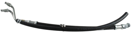 Borgeson Power Steering Hose Kit - Crimped Ends - Rubber / Steel - Borgeson Conversion Box - Ford Power Steering Pumps