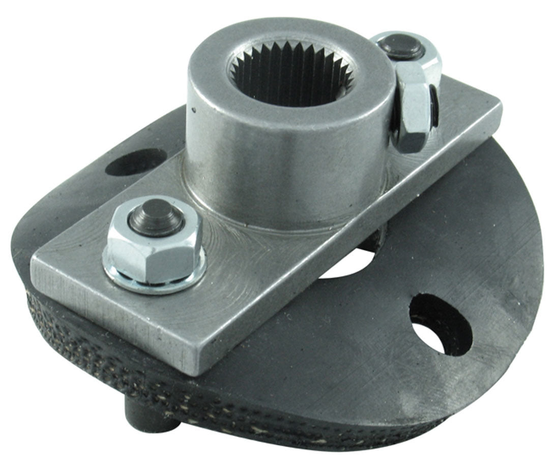 Borgeson Steering Rag Joint - Half - 3/4 in 36 Spline - Steel - Natural - Borgeson Conversion Steering Box - Each