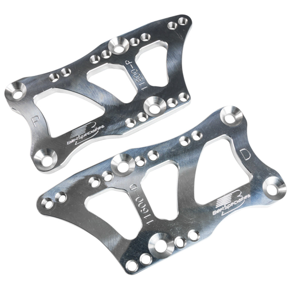 Billet Specialties Motor Mount - Adjustable - Bolt-On - Aluminum - Natural - GM LS-Series - Pair