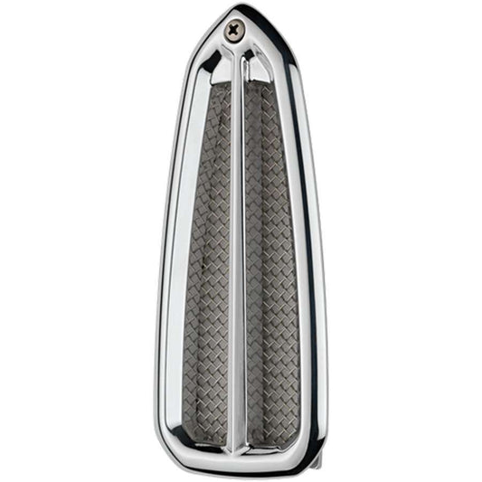 Billet Specialties Door Jamb Vents - Stainless Mesh Insert - Aluminum - Polished - GM F-Body 1967-69 - Pair