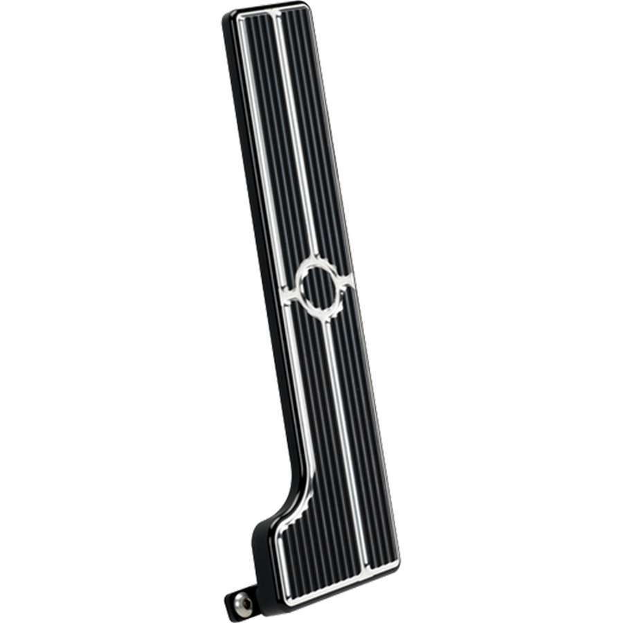 Billet Specialties Pedal Assembly - Rectangle - Gas - Stainless Hardware - Aluminum - Black Anodized - GM - Each
