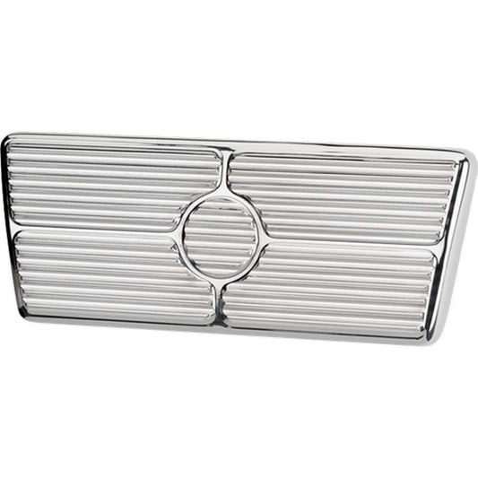 Billet Specialties Pedal Pad - Brake - 7 in Wide x 2-11/16 in Tall - Aluminum - Polished - Power Brake - Chevy