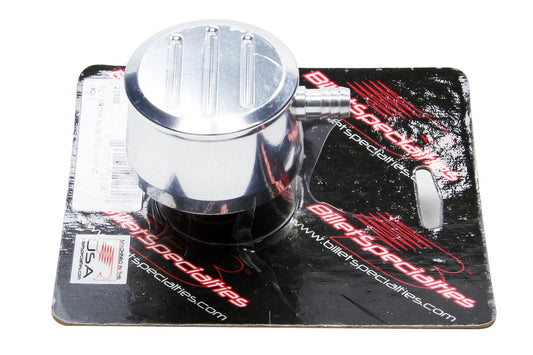 Billet Specialties Breather - Push-In - Round - 1-1/4 in Hole - PCV - 3/8 in Hose Evacuation Fitting - Aluminum -