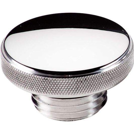 Billet Specialties Oil Fill Cap - Screw-On - Round - Knurled Grip - O-Ring Seal - Aluminum - Polished - Each