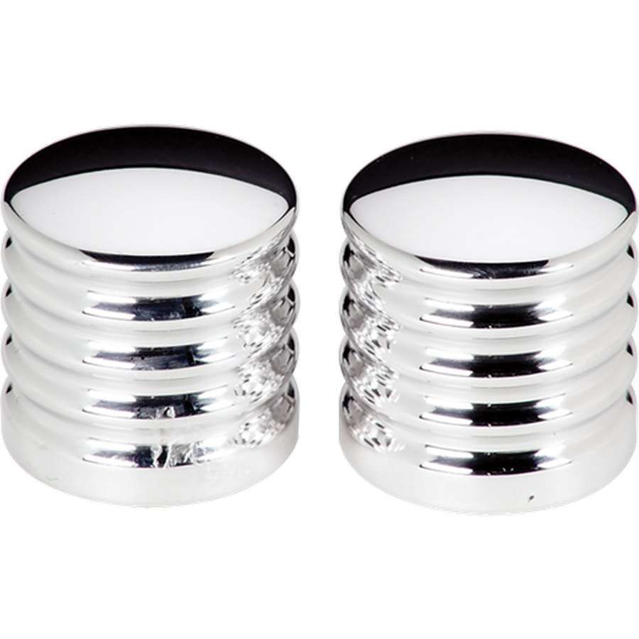 Billet Specialties Wiper Post Covers - 11/16 in or Smaller Shaft - Set Screw - Aluminum - Polished - Pair