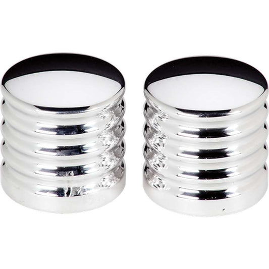 Billet Specialties Wiper Post Covers - 11/16 in or Smaller Shaft - Set Screw - Aluminum - Polished - Pair