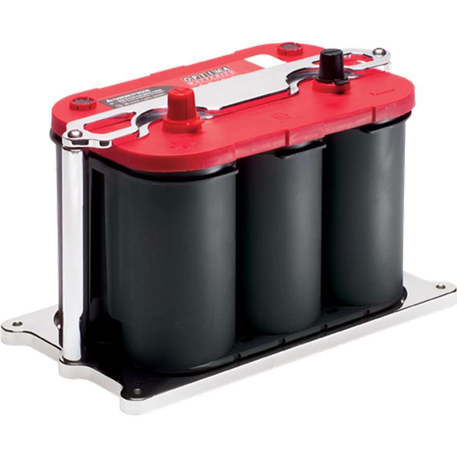 Billet Specialties Battery Tray - Recessed Bottom - 12.25 in Length x 7 in Wide - Hardware Included - Aluminum -