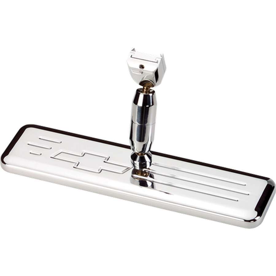 Billet Specialties Mirror - Rear View - Rectangle - 9.375 in Wide x 2.438 in Tall - Bowtie - Aluminum - Polished - Each