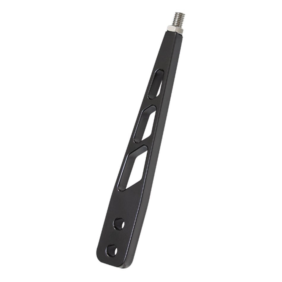 Billet Specialties Shifter Stick - Grid - Straight - 8 in Length - 3/8-16 in Thread - Hardware Included - Aluminum -