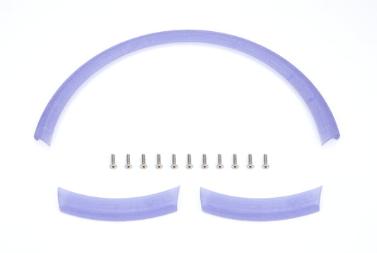 Billet Specialties Steering Wheel Half Wrap - Select Edition - D-Shaped - 14 in Diameter - Plastic - Each
