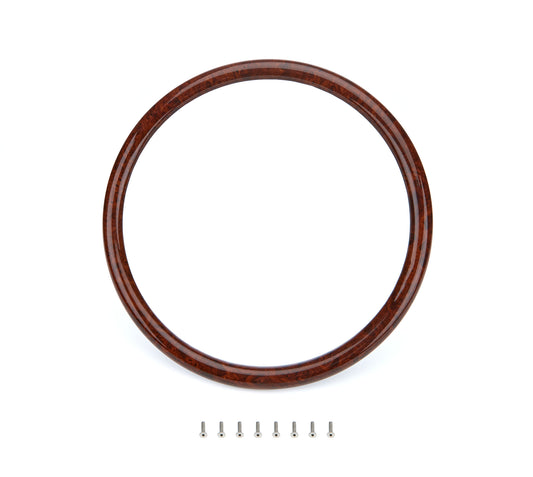 Billet Specialties Steering Wheel Half Wrap - Round - 14 in Diameter - Simulated Burlwood Cover - Each