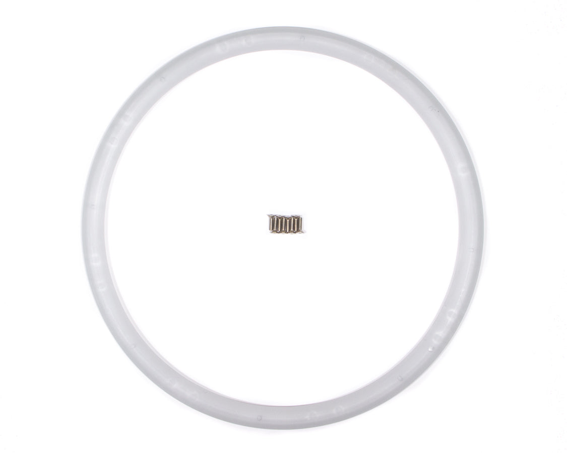 Billet Specialties Steering Wheel Half Wrap - Round - 15.5 in Diameter - Plastic - Each