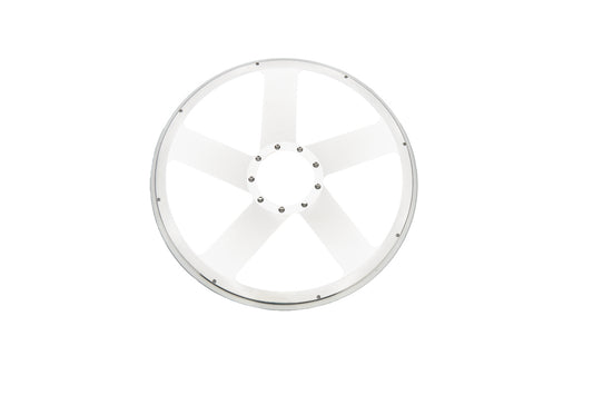 Billet Specialties Steering Wheel - BLVD 42 - 15.5 in Diameter - 2 in Dish - 5-Spoke - Milled Finger Notches -