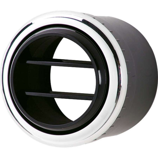 Billet Specialties Air Conditioning Vent - Round - 2-1/2 in Diameter Hole / Hose - Aluminum Bezel - Polished - Each